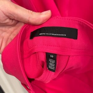 White House Black Market Fuchsia Dress Top